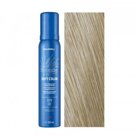 Goldwell LightDimensions Soft Color - Мягкая тонирующая пенка для волос 10V 125 мл