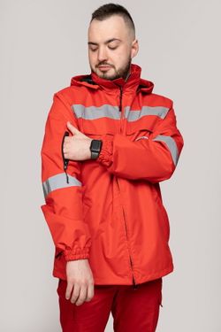 Ветровка Скорая помощь MedicLine мужская цв. КРАСНЫЙ