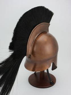 Nautical Шлем коринфский с черным плюмажем