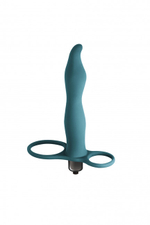 Вибро-насадка для двойного проникновения Pure Passion Flirtini (10 режимов) (Цвет: зеленый)