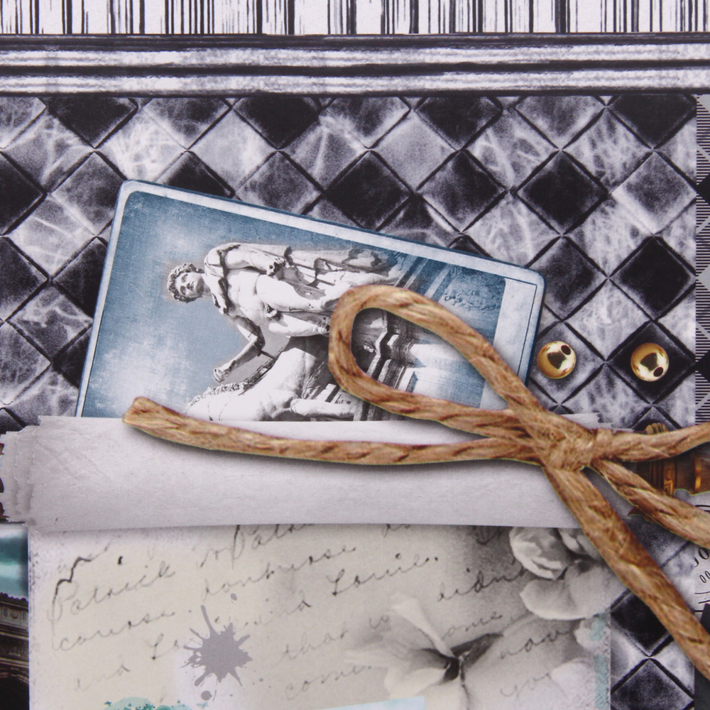 Пакет подарочный «Винтаж» 31*42*12 см, микс