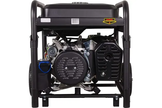 Бензиновый генератор HUTER DY6500LX с колесами