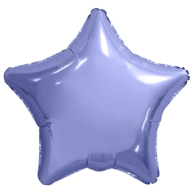 Ag Шар звезда 30" / 76 см Пастель лаванда сиреневый Lavender (БГ-60)