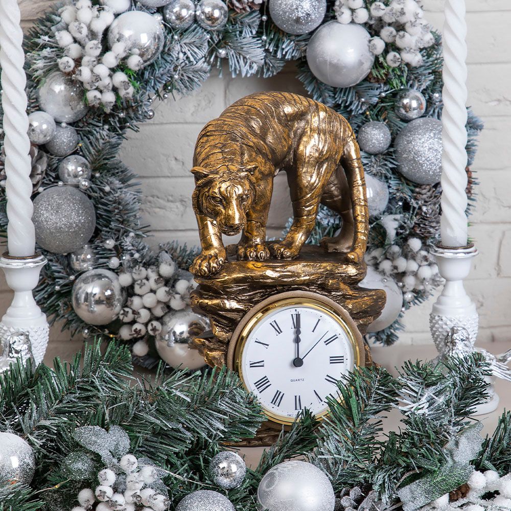 Часы Тигр Бронза