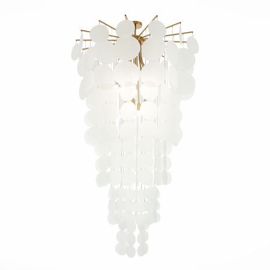 SL1231.303.12 Люстра подвесная ST-Luce Латунь/Белый E14 12*60W VITTORIA