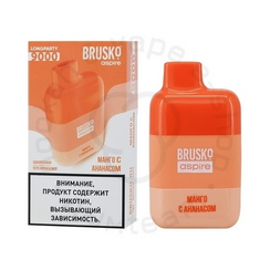 Одноразовая ЭС BRUSKO LONGPARTY 9000 с ароматом Манго с ананасом, 20мг/см3, 9 мл. (М)