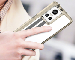 Усиленный чехол с толстыми рамками серого цвета для смартфона Realme GT Neo 3