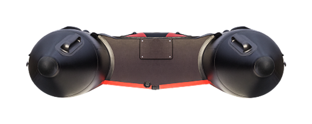 Лодка ПВХ Ривьера Компакт 3600 СК "Комби" красный/черный