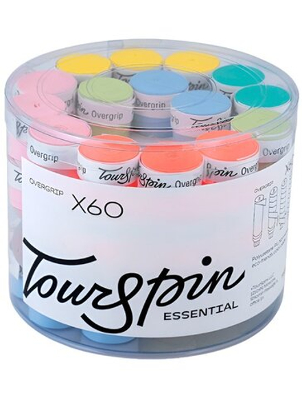Аксессуары для тенниса Намотка овергрип TOURSPIN TourSpin Essential .