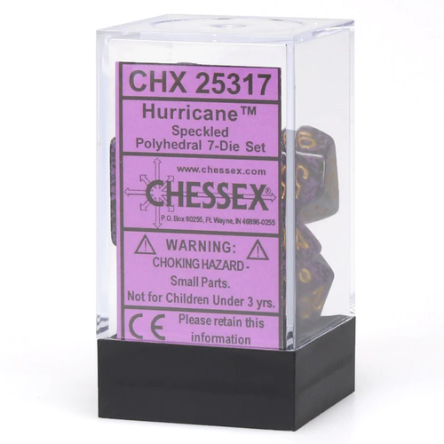 Chessex 7-dice set Hurricane