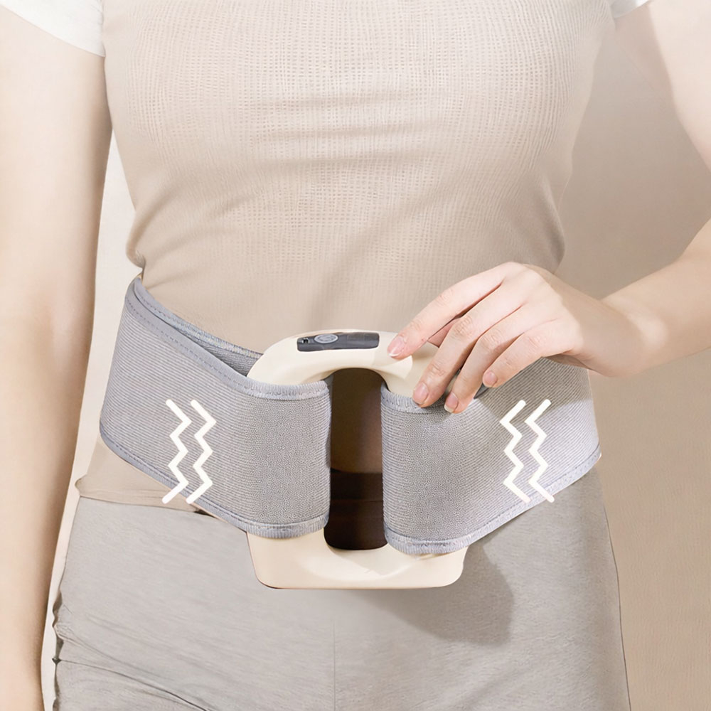 Массажер электрический для сжигания жира с ремнем, ЖК-дисплей