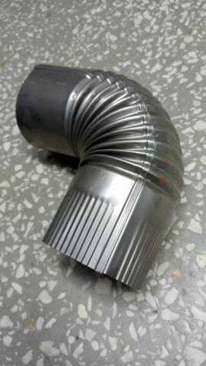 Колено черное Ø120мм 90