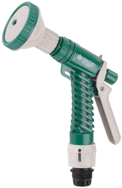 RACO 517C 4 режима, курок сзади, пистолет поливочный пластиковый, с соединителем 1/2″