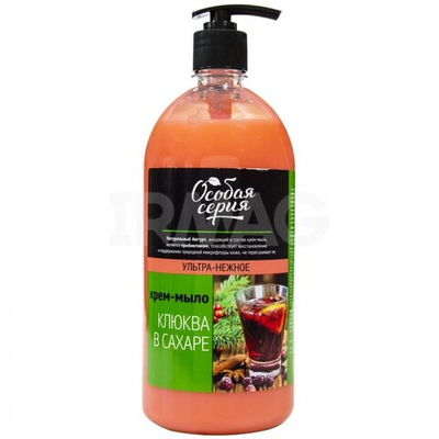 Особ.серия Жид.крем-мыло.Клюква в сахаре (1л)