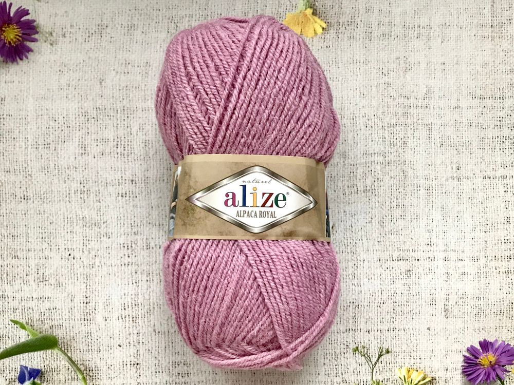 Пряжа ALIZE &quot;Alpaca royal&quot; 269 розовый