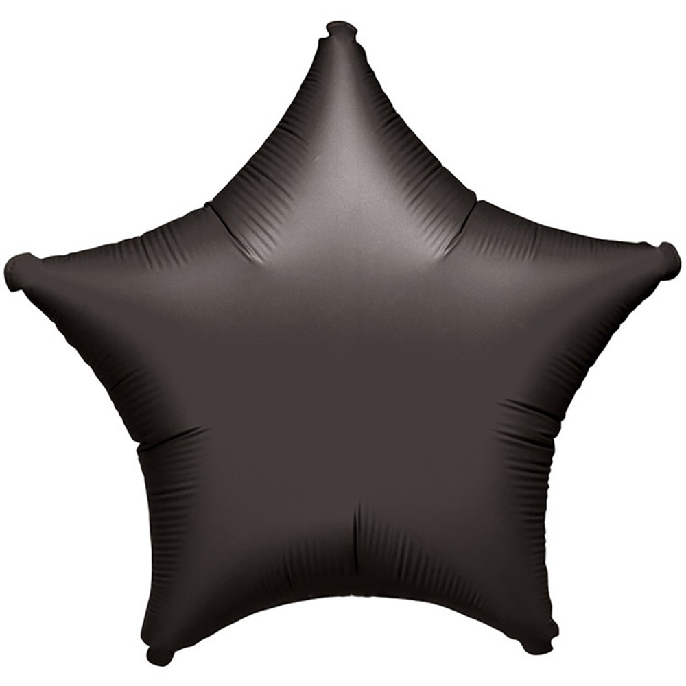 Фольгированная фигура, звезда, 19"/48СМ Пастель Black