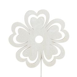 GAEM Изделие декоративное (вставка) "Цветок" (8*0,1*7,5) (блок 24шт), L8 W0,1 H28 см