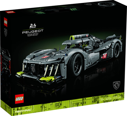 Конструктор LEGO Technic 42156 Гиперкар PEUGEOT 9X8 24H Le Mans Hybrid