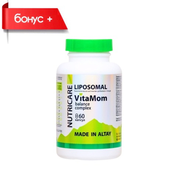 Liposomal VITAMOM, Липосомальные Витамины для беременных и кормящих №60