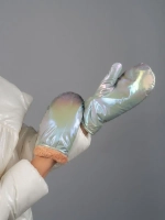 Варежки женские зимние непромокаемые болоньевые