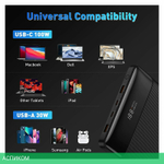 Портативное зарядное устройство Baseus Blade High Power Digital Display Black (PPBL000201)