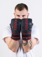 Перчатки снарядные OXXFIRE черно-красные, матовые DX