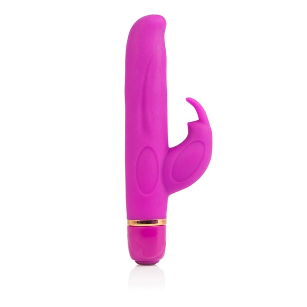 Лиловый вибратор с клиторальной стимуляцией ENTINCE BELLE