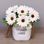 Цветочная композиция «Мечта» 10*20см Ромашки белые