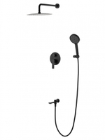 Душевая система встраиваемая WONZON & WOGHAND BRILLIANT, Черный матовый (WW-88939079-MB)