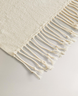 Zara Home - Синель одеяло, экрю, 140x190 см