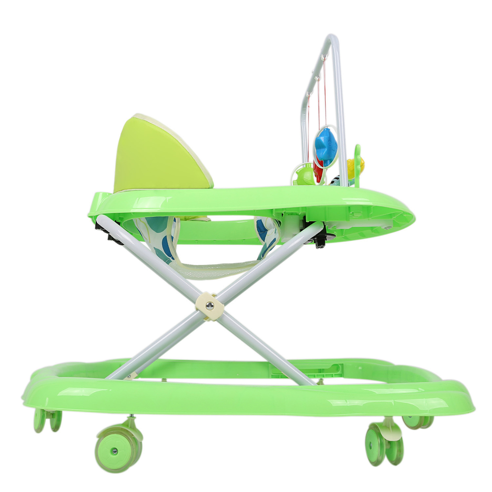 Ходунки "BUGGY C", 6 силиконовых колес, муз. (Alis) (зеленый)