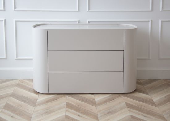 Комод Lagom 3 ящика ширина 120 см (дымка)