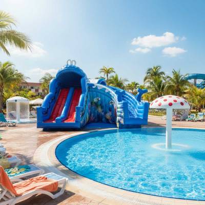 Горка для аквапарка к бассейну «Небесный Кит», 8,5×8,5×8 м