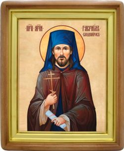 Гавриил Владимиров преподобномученик. Икона на холсте.