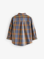 Рубашка для мальчика Next K83-239, Синий, Коричневый