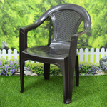 Кресло "Плетенка", коричневый