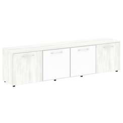 Yalta Тумба модульная LT.TS-4.5 white Снежная Патина/Стекло White 2188*450*580