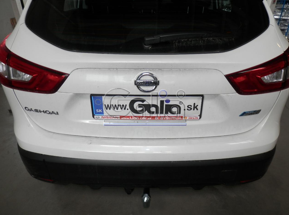 Фаркоп оцинкованный Galia N054A для Nissan Qashqai 2007-2014, Qashqai 2 2014-(паспорт и сертификат в комплекте)(без электрики)