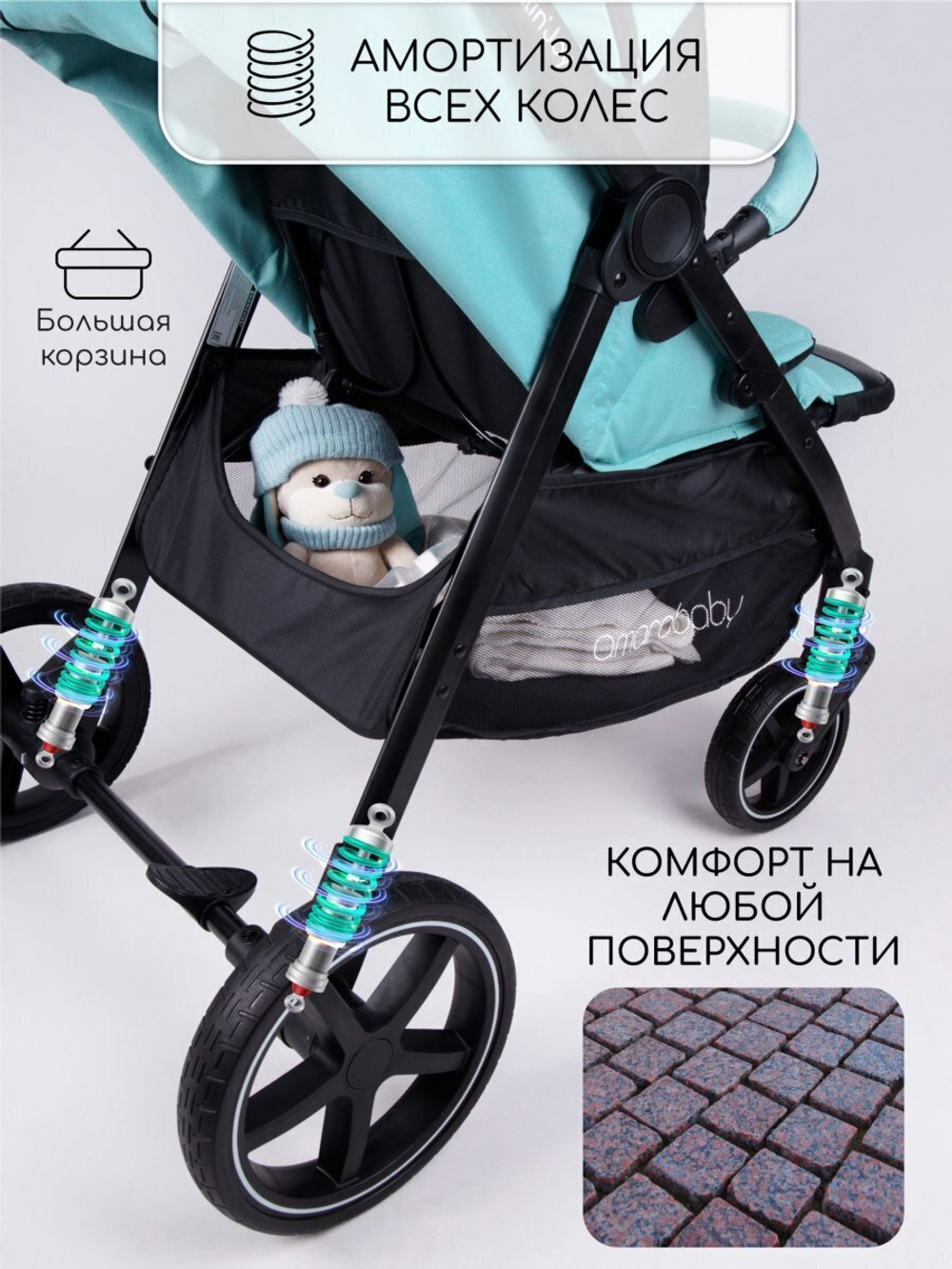 Прогулочная коляска Amarobaby, Strollin'Joy