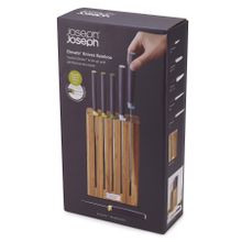 Joseph Joseph Набор ножей Elevate™ Knives Bamboo в подставке из бамбука