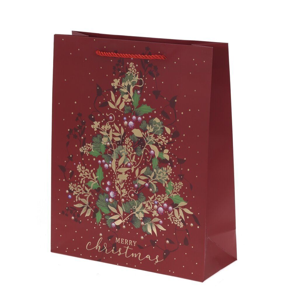 GAEM Пакет подарочный (бумага 210г/м2, блок 12шт), L30 W12 H39 см, 4в.