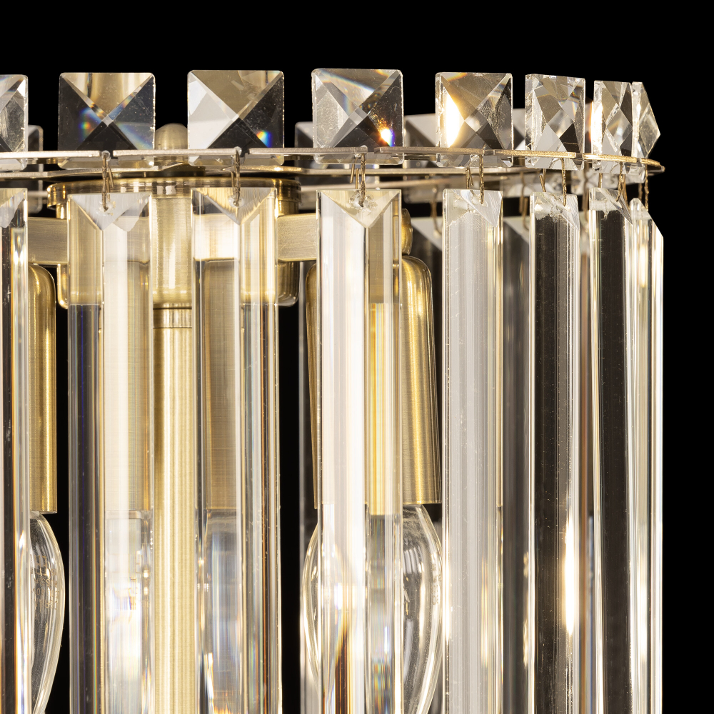 Citilux Джейн CL306833 Хрустальная настольная лампа Бронза