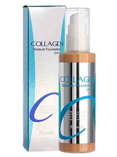 Увлажняющий тональный крем с коллагеном №23(Темный бежевый) Enough Collagen Moisture Foundation SPF15 100 мл