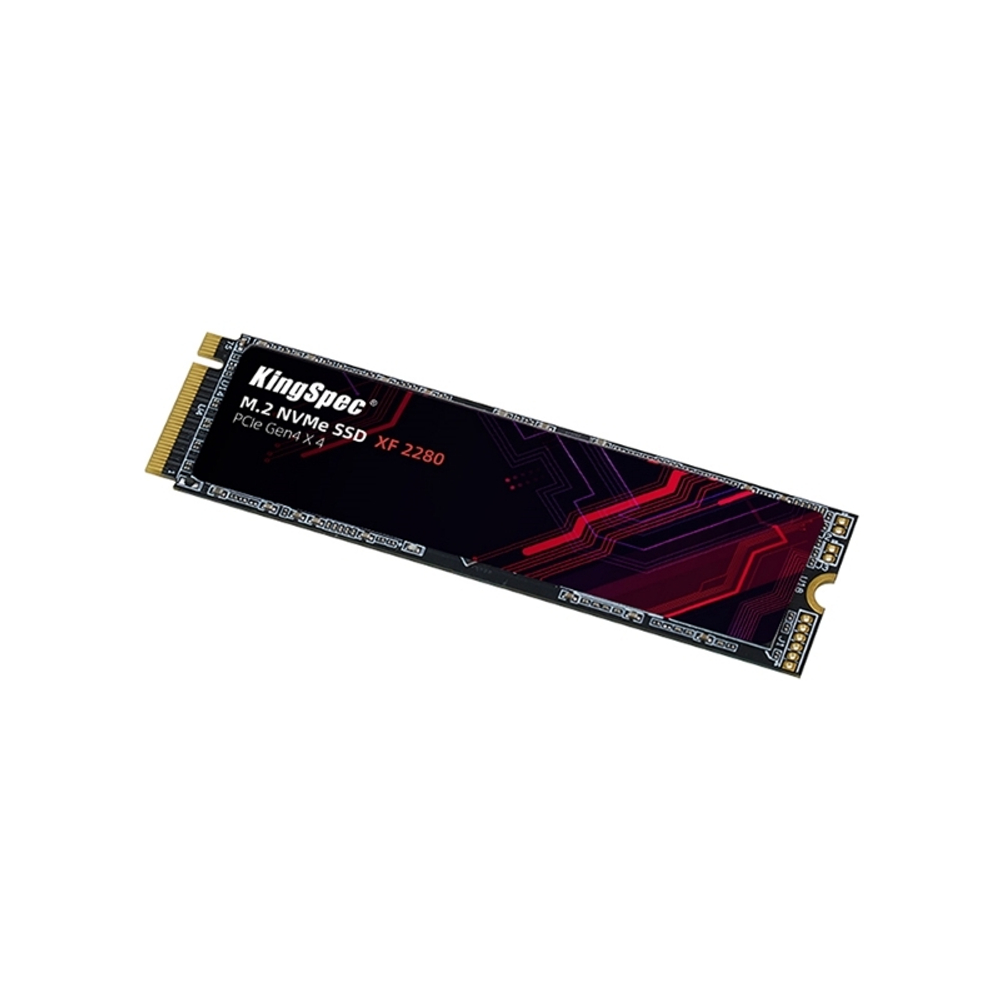 Твердотельный накопитель KingSpec SSD 256GB M.2 2280 PCIe 4.0 x4 NVMe R4900/W2800MB/s 3D TLC MTBF 1M 125TBW