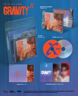 (ПРЕДЗАКАЗ) Альбом XIA (KIM JUN SU) - GRAVITY 5th Full Album KEYRING (LIMITED) Version