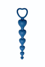 Анальная цепочка Love Beam синий 19 см