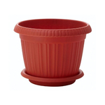 Горшок для цветов "Basil" D420 мм, 24,6л с поддоном (терракотовый)
