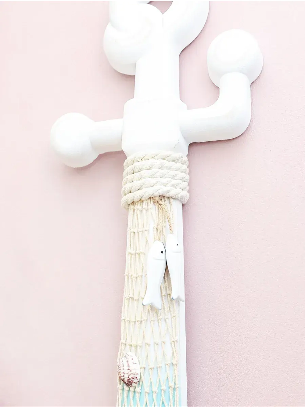 Декор для дома на стену "Якорь" 60*46 см