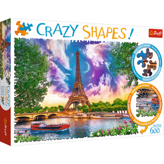 Puzzle &quot;600 Crazy Shapes&quot; - Sky over Paris