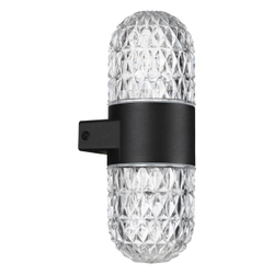 359296 STREET NT24 724 черный Светильник ландшафтный настенный IP65 LED 14W 4000K 175-265V ESTIMA